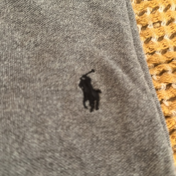 Polo Ralph Lauren Gray Short Sleeve Shirt 100% Cotton Mens Polo Size Large - Picture 3 of 4